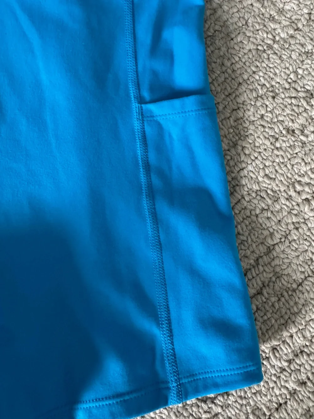 all in motion bright blue active sport dress, size small; pockets! - Picture 5 of 9